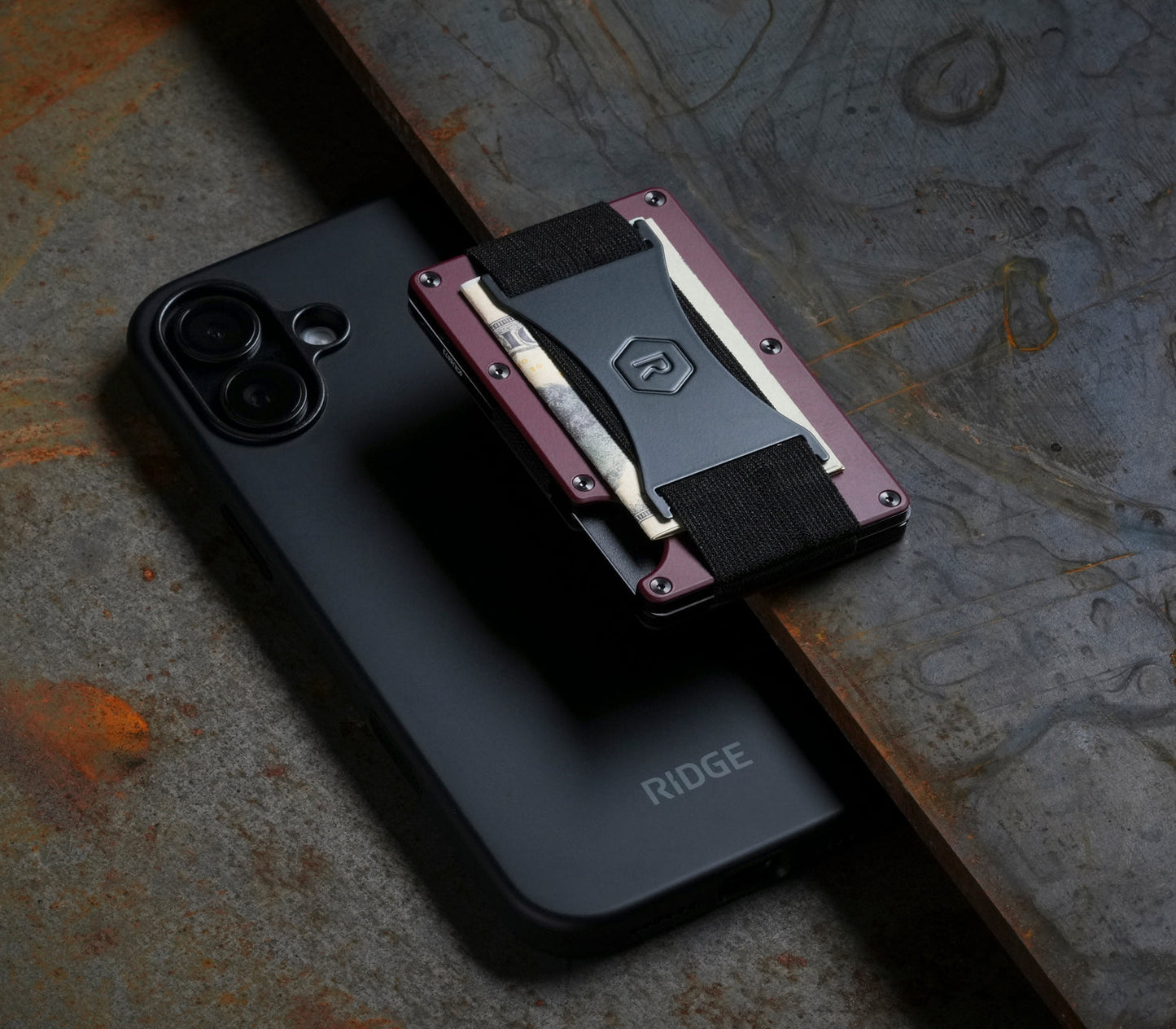 Ridge Wallet for MagSafe - Oxblood