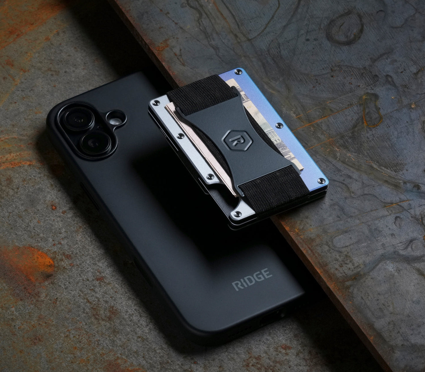 Ridge Wallet for MagSafe - Burnt Titanium