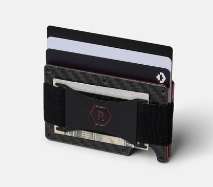 Ridge Wallet - Oxblood Carbon 004