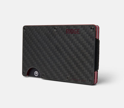 Ridge Wallet - Oxblood Carbon 004