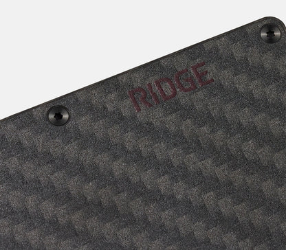 Ridge Wallet - Oxblood Carbon 004