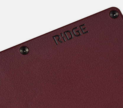 Ridge Wallet - Oxblood