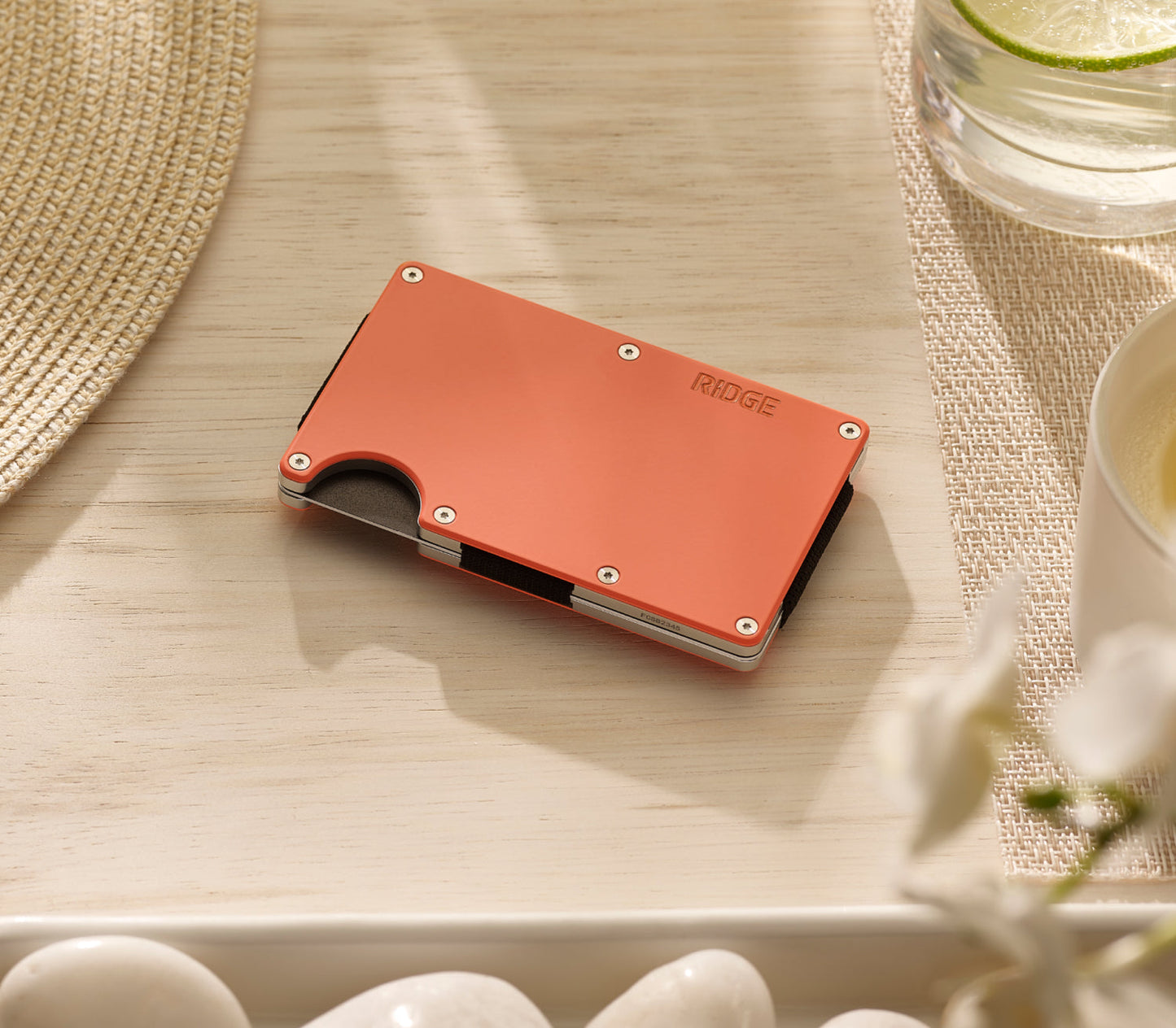 Ridge Wallet - Coral