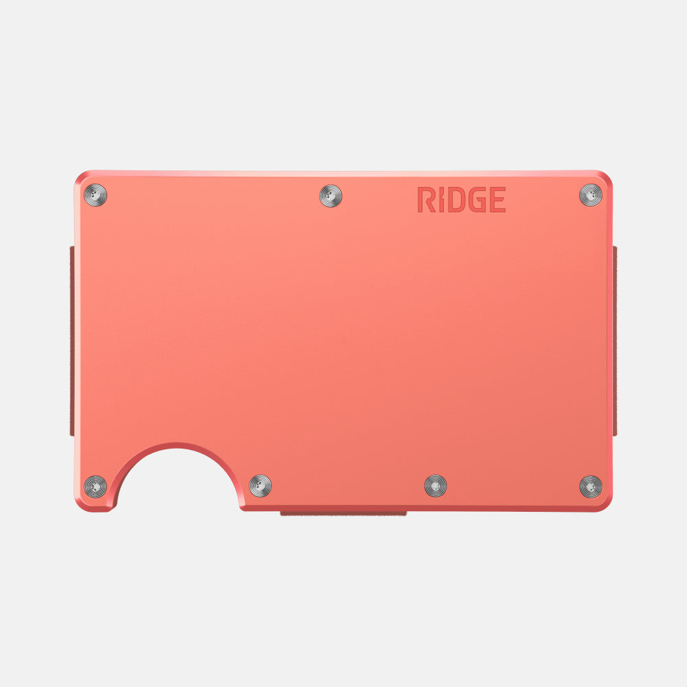 Ridge Wallet - Coral