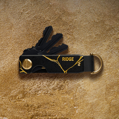 Ridge KeyCase - Kintsugi - Black