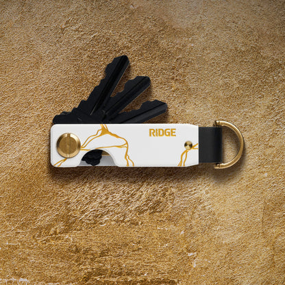 Ridge KeyCase - Kintsugi - White