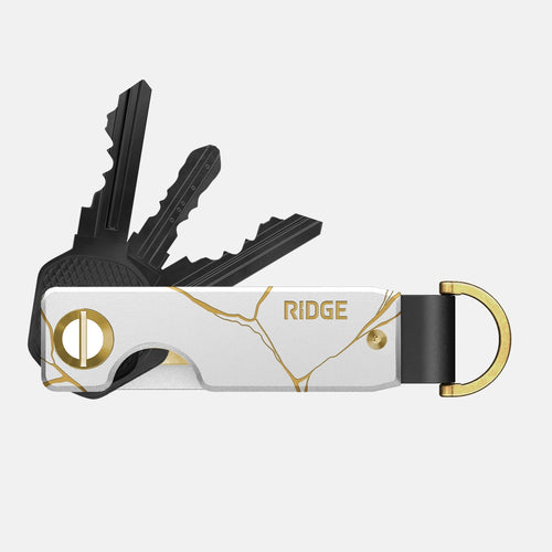 Ridge KeyCase - Kintsugi - White