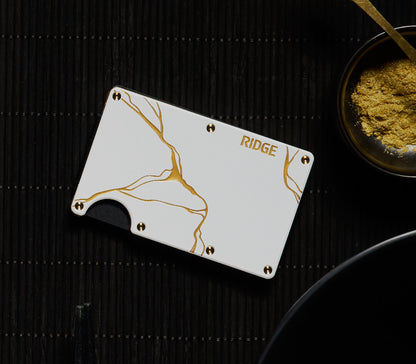 Ridge Wallet - Kintsugi - White
