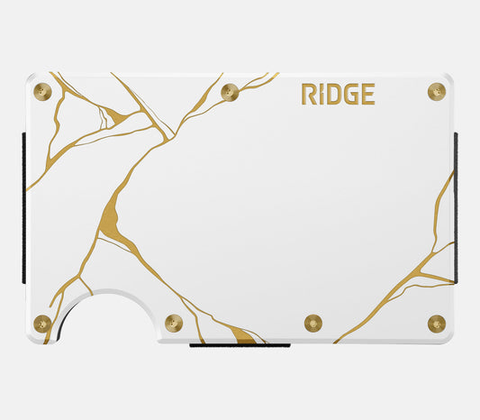 Ridge Wallet - Kintsugi - White