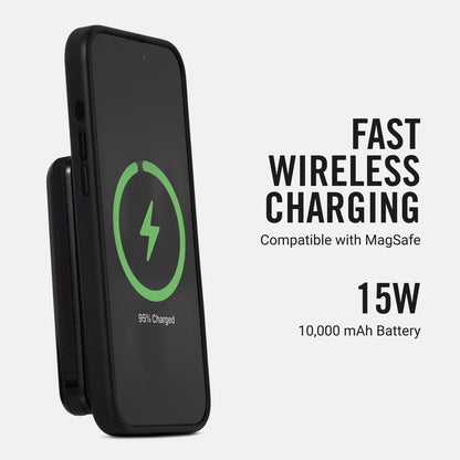 Everyday Charging Kit - iPhone 16 Pro - Midnight Black Leather