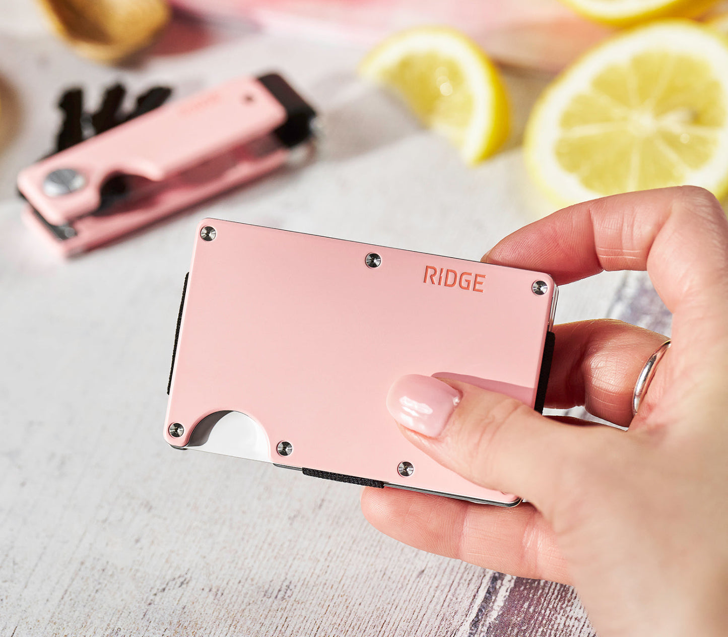Ridge Wallet - Pink Lemonade