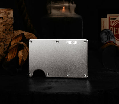 Ridge Wallet - Stonewashed Titanium