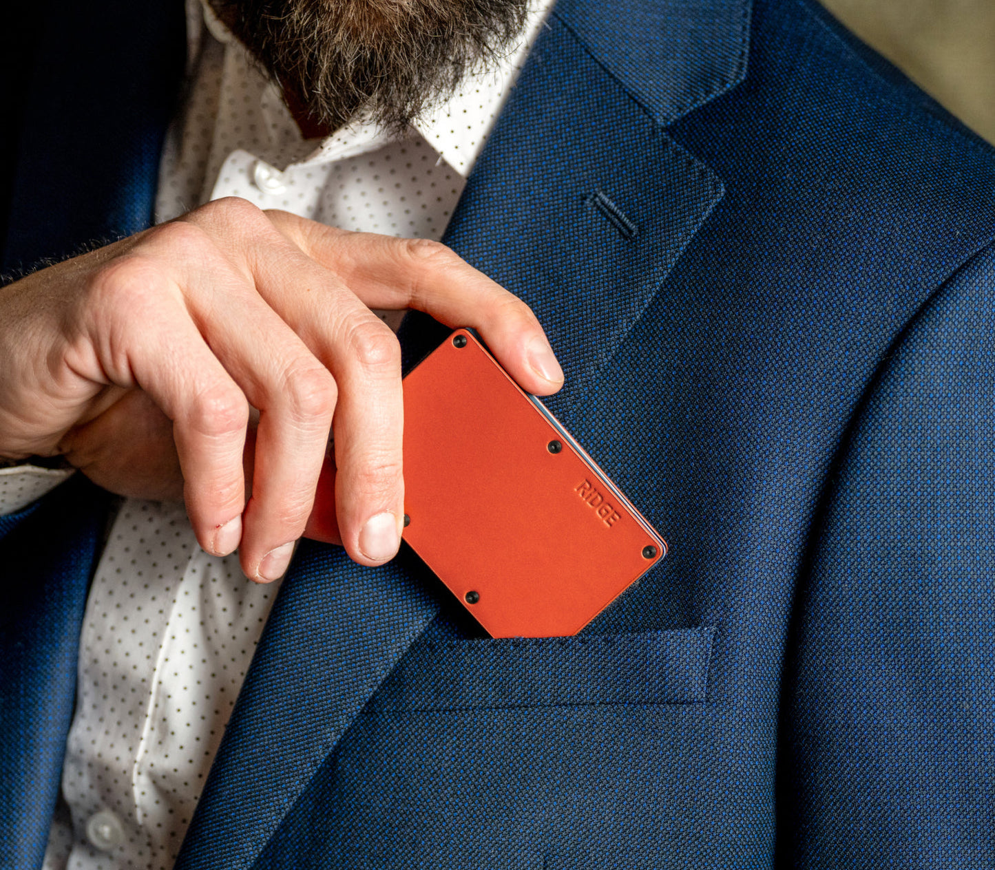 Ridge Wallet - Tobacco Brown Leather