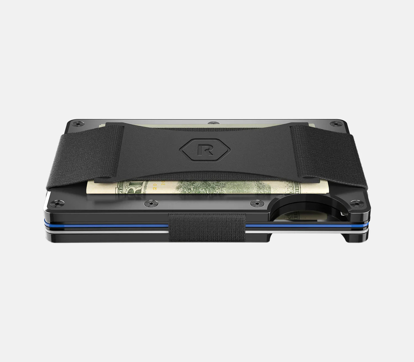 Ridge Wallet - Gunmetal | Aluminum