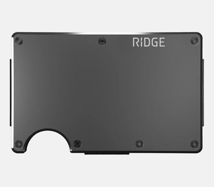 Ridge Wallet - Gunmetal | Aluminum